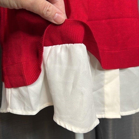 CHARTER CLUB WOMAN RED JEWEL SWEATER Size  1X - Picture 6 of 9